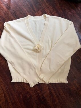 Cream sweater